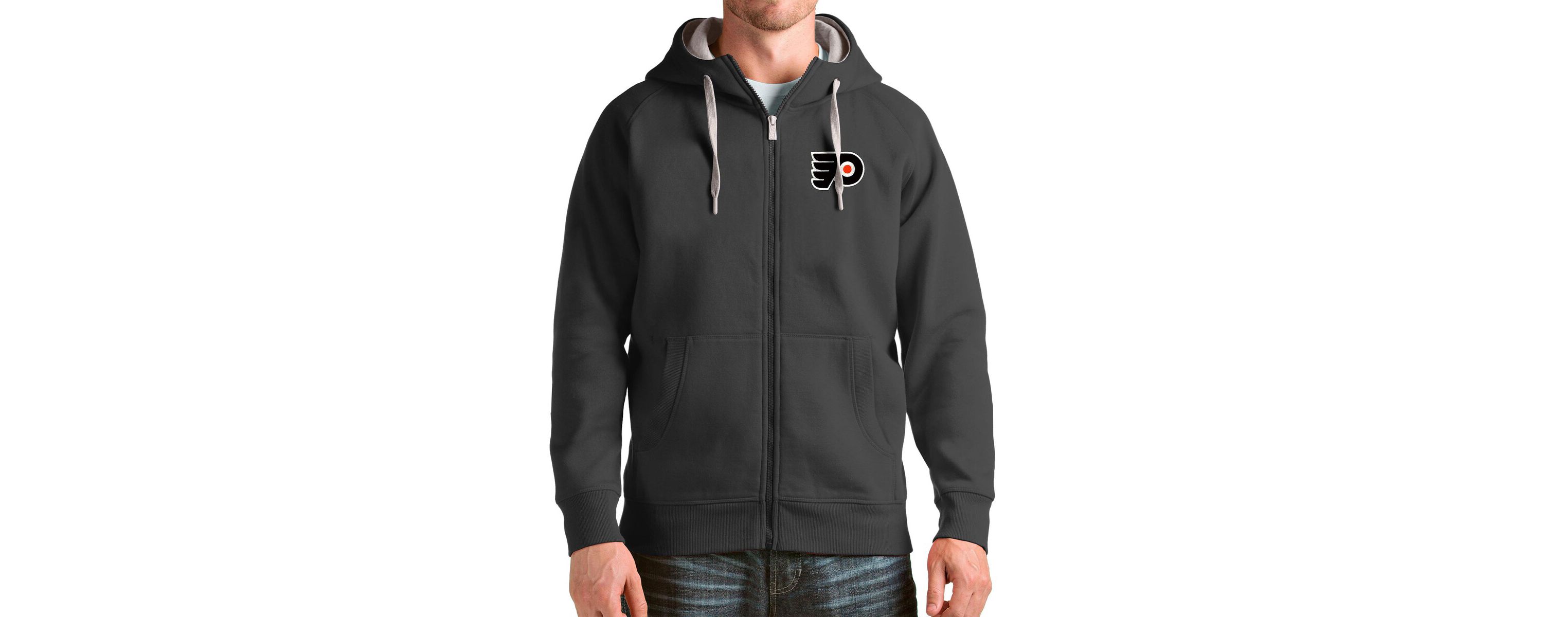 NHL Philadelphia Flyers Logo Victory Full-Zip Hoodie