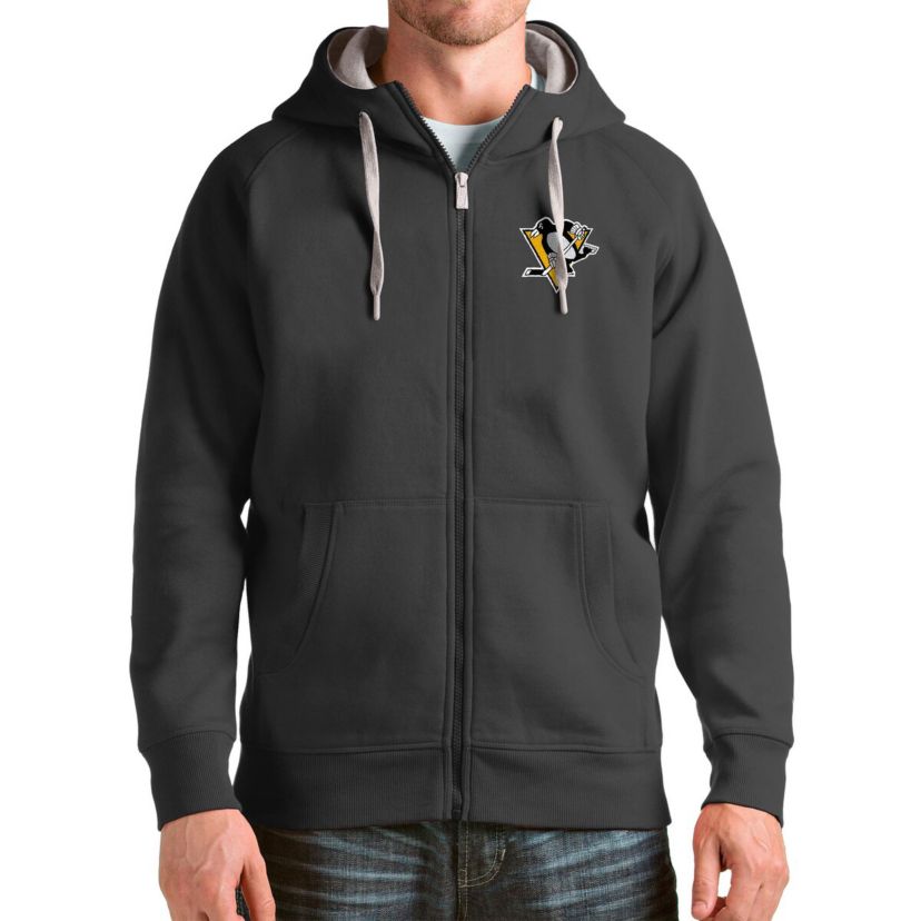 NHL Pittsburgh Penguins Logo Victory Full-Zip Hoodie