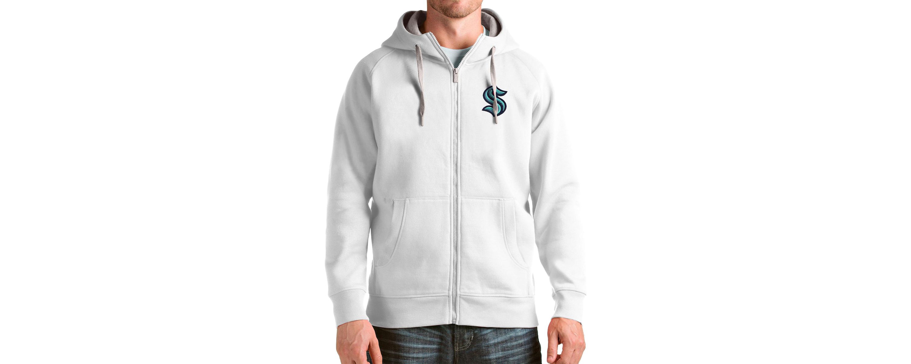 NHL Seattle Kraken Logo Victory Full-Zip Hoodie