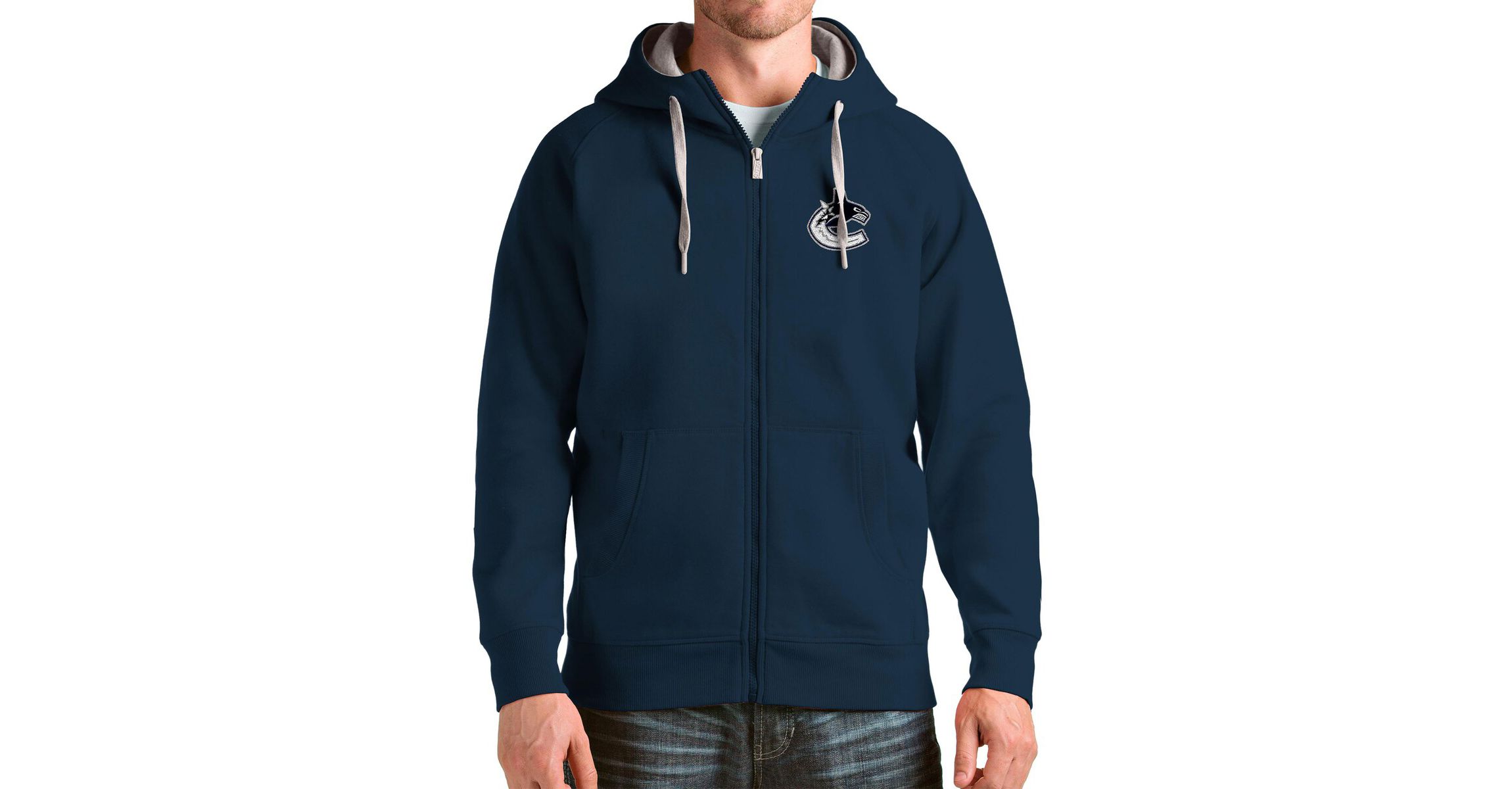 NHL Vancouver Canucks Logo Victory Full-Zip Hoodie