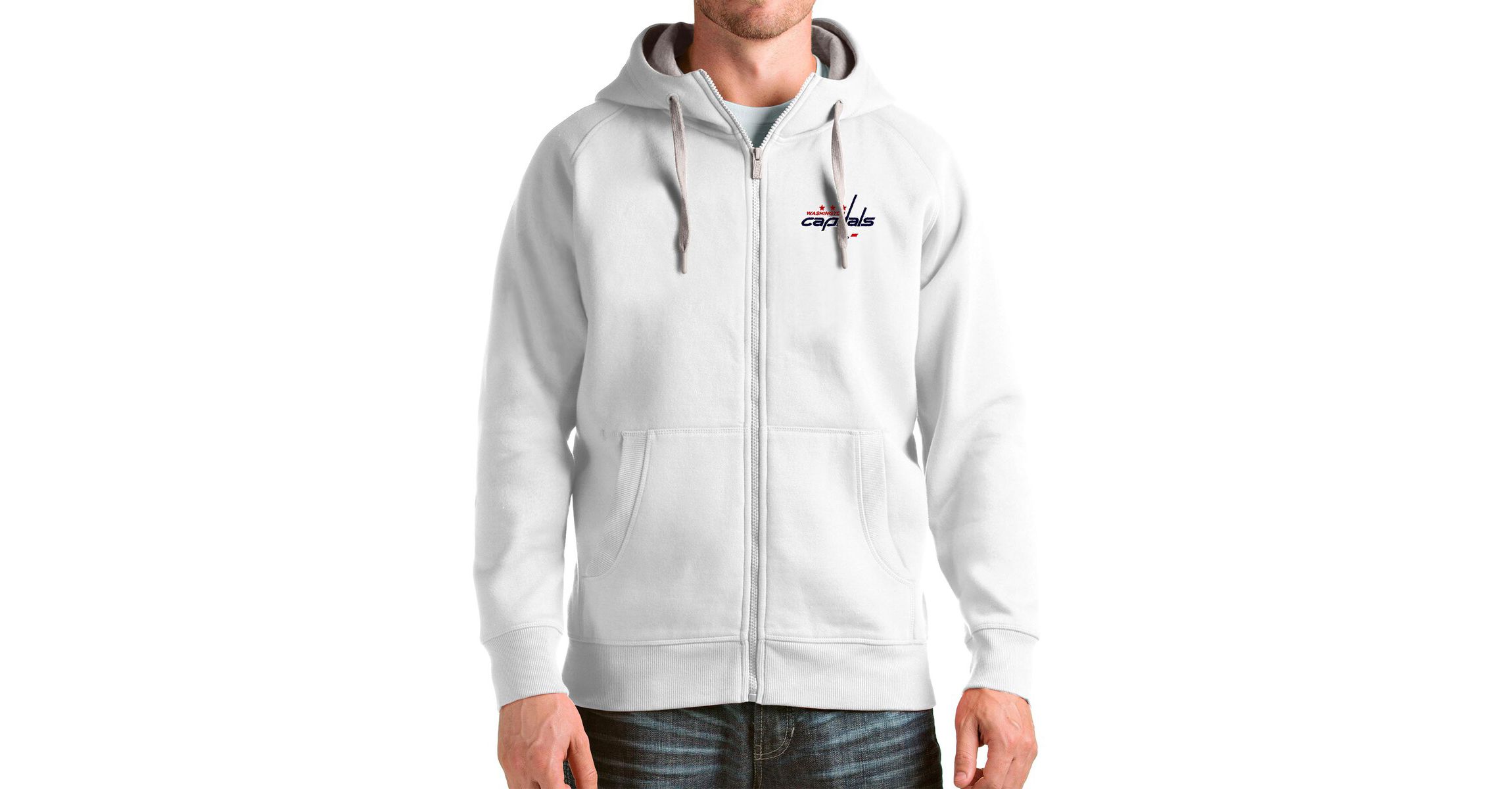 NHL Washington Capitals Logo Victory Full-Zip Hoodie