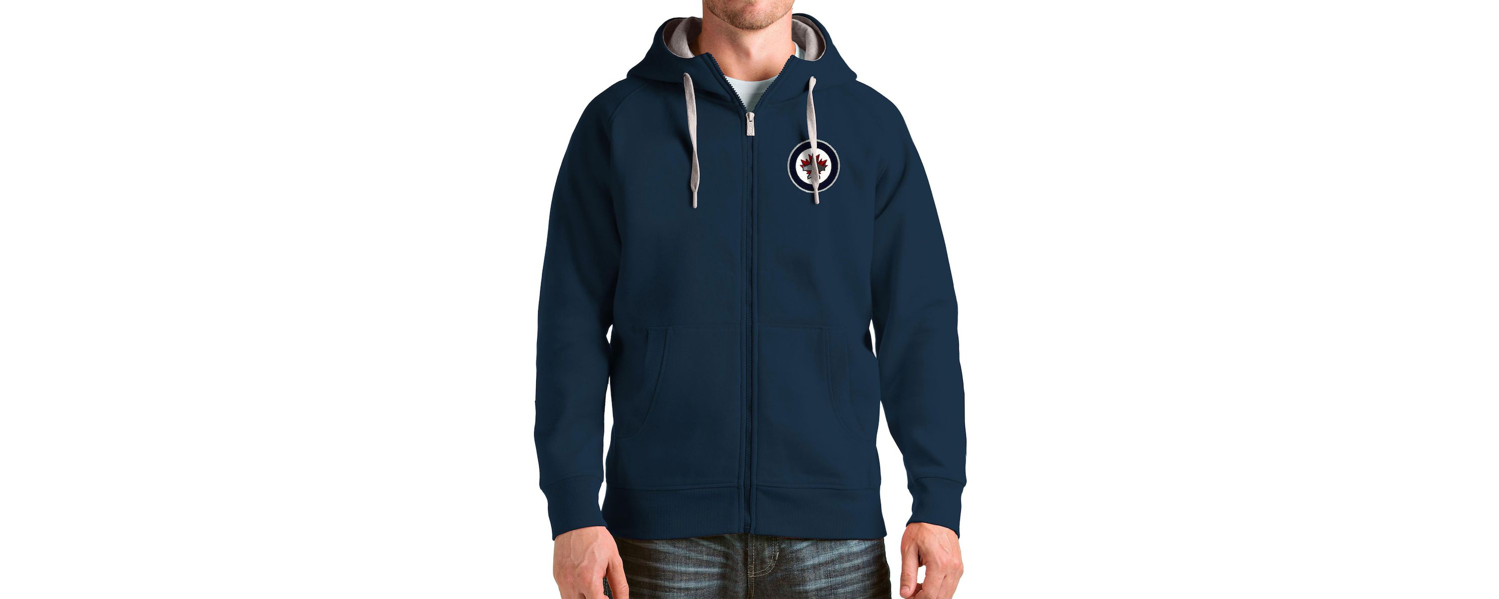 NHL Winnipeg Jets Logo Victory Full-Zip Hoodie