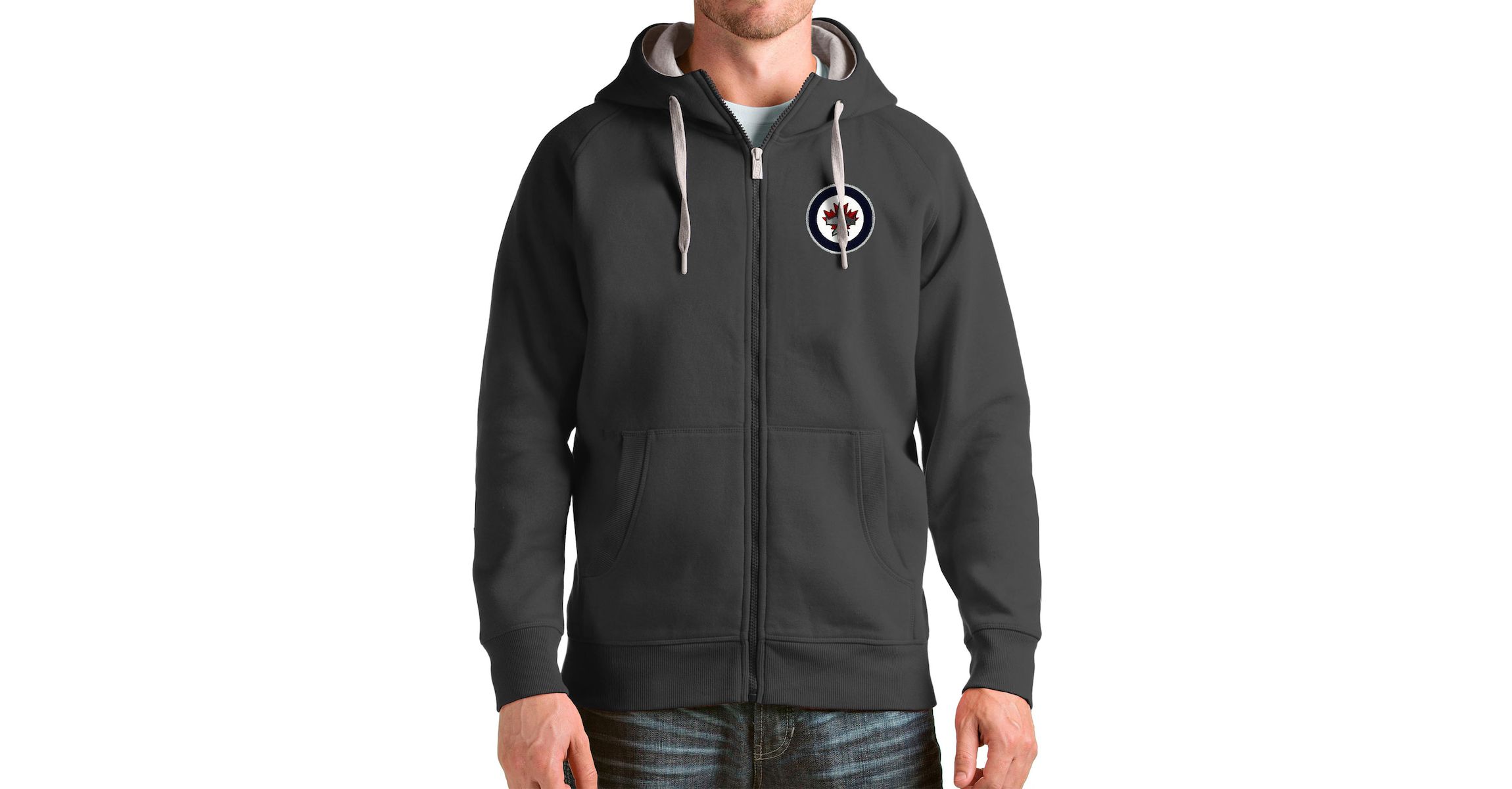 NHL Winnipeg Jets Logo Victory Full-Zip Hoodie