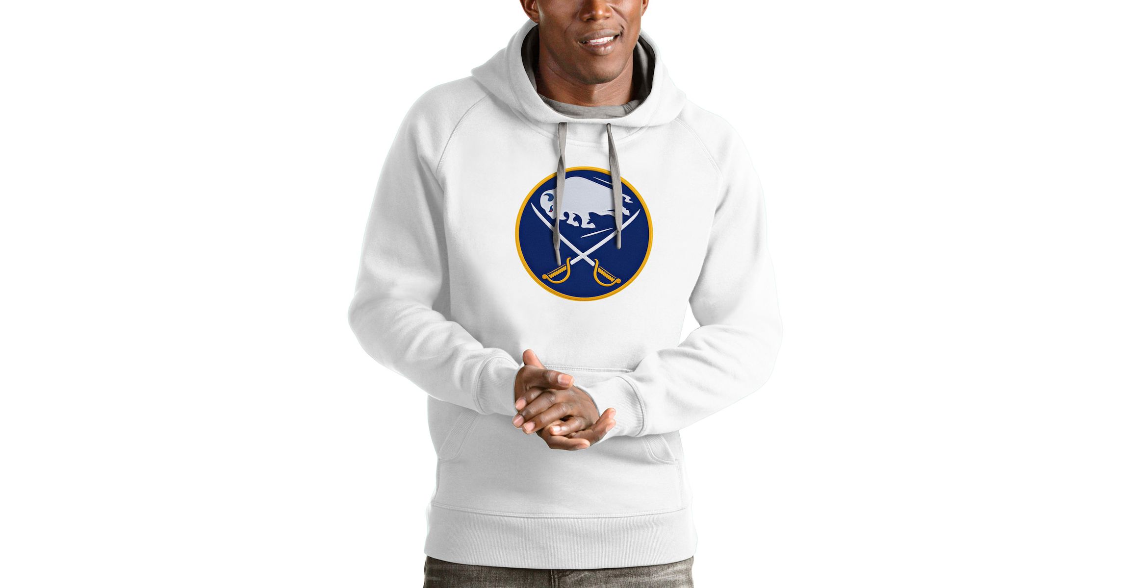 NHL Buffalo Sabres Logo Victory Pullover Hoodie