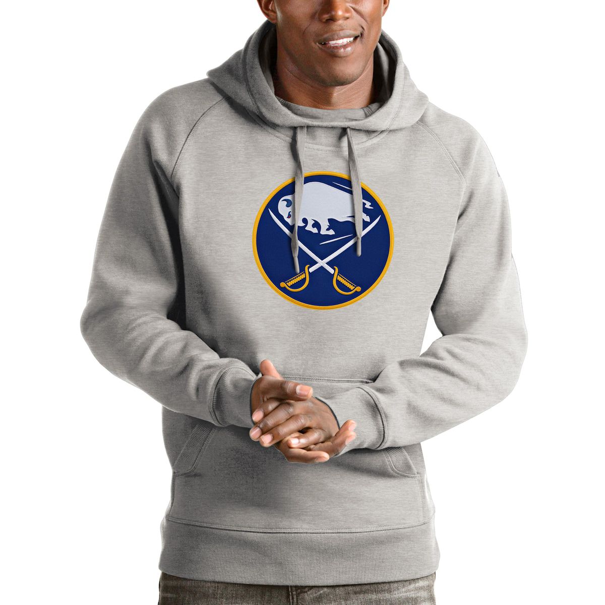 NHL ed Buffalo Sabres Logo Victory Pullover Hoodie