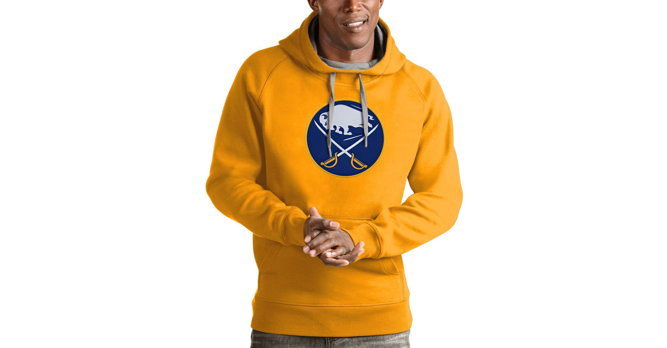 NHL Buffalo Sabres Logo Victory Pullover Hoodie