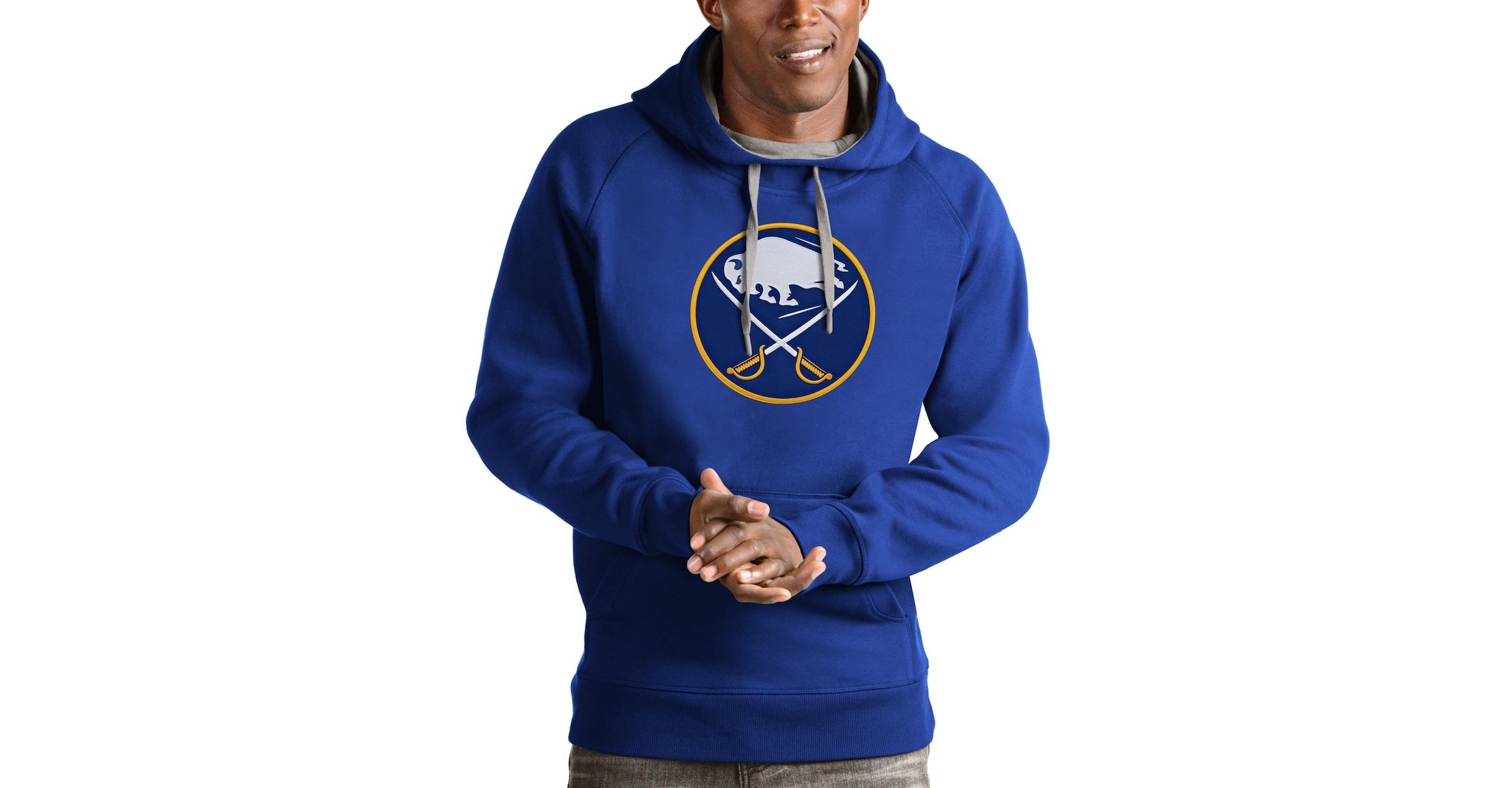 NHL Buffalo Sabres Logo Victory Pullover Hoodie