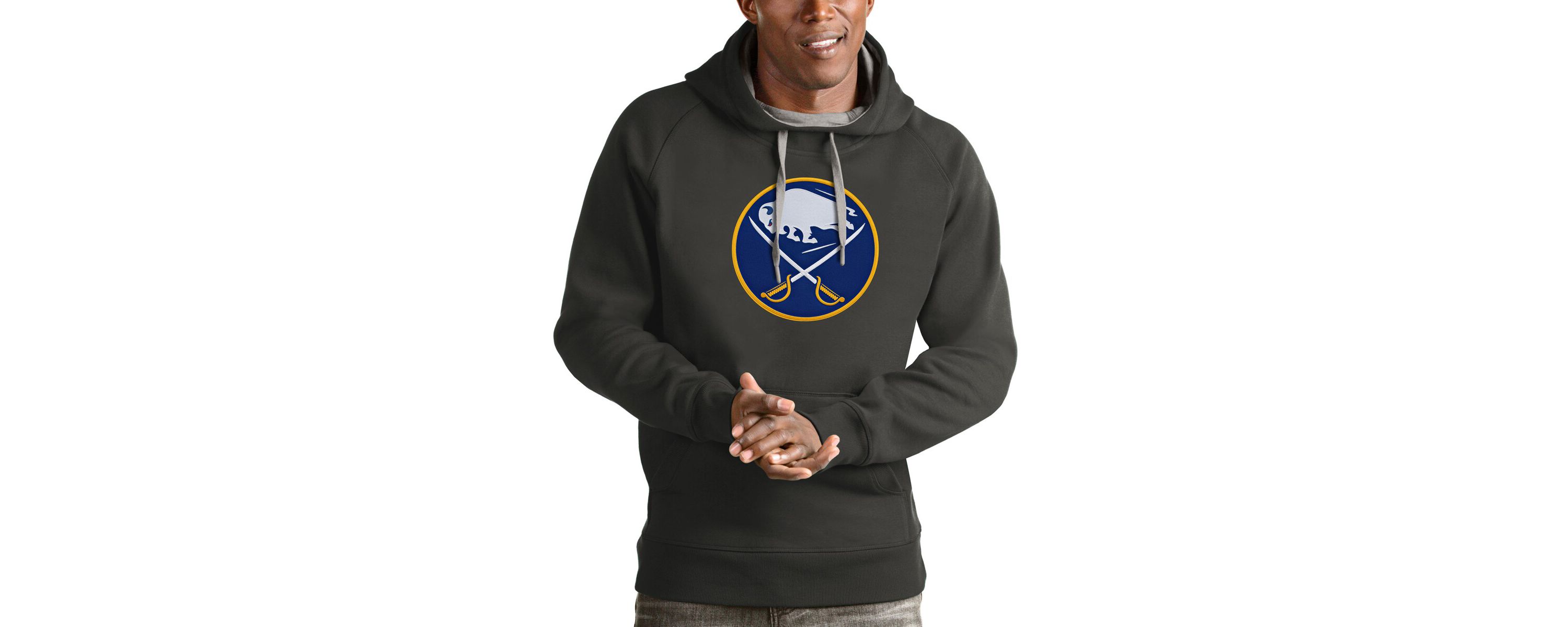 NHL Buffalo Sabres Logo Victory Pullover Hoodie