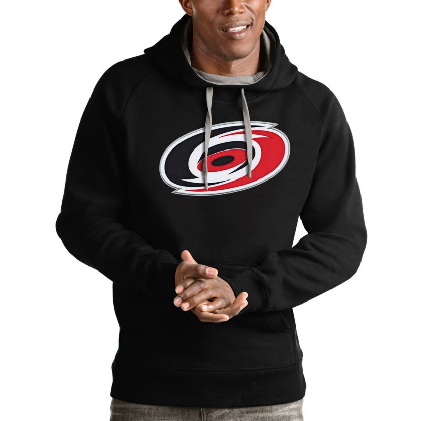 NHL Carolina Hurricanes Logo Victory Pullover Hoodie