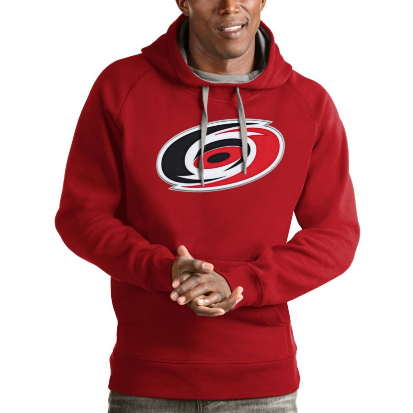 NHL Carolina Hurricanes Logo Victory Pullover Hoodie