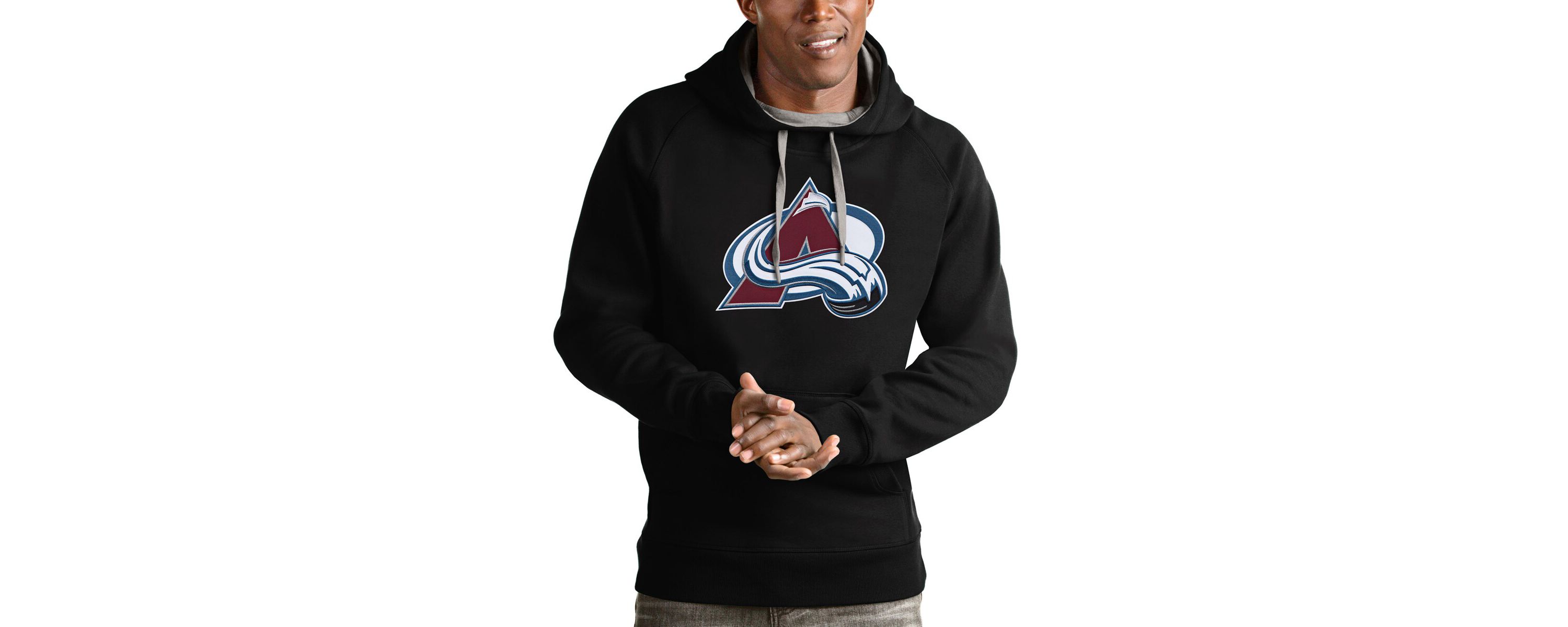 NHL Colorado Avalanche Logo Victory Pullover Hoodie