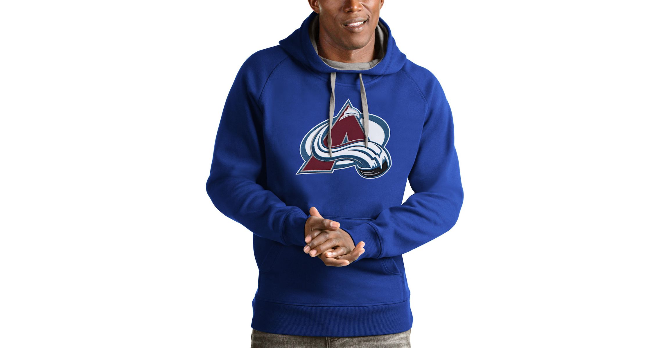 NHL Colorado Avalanche Logo Victory Pullover Hoodie