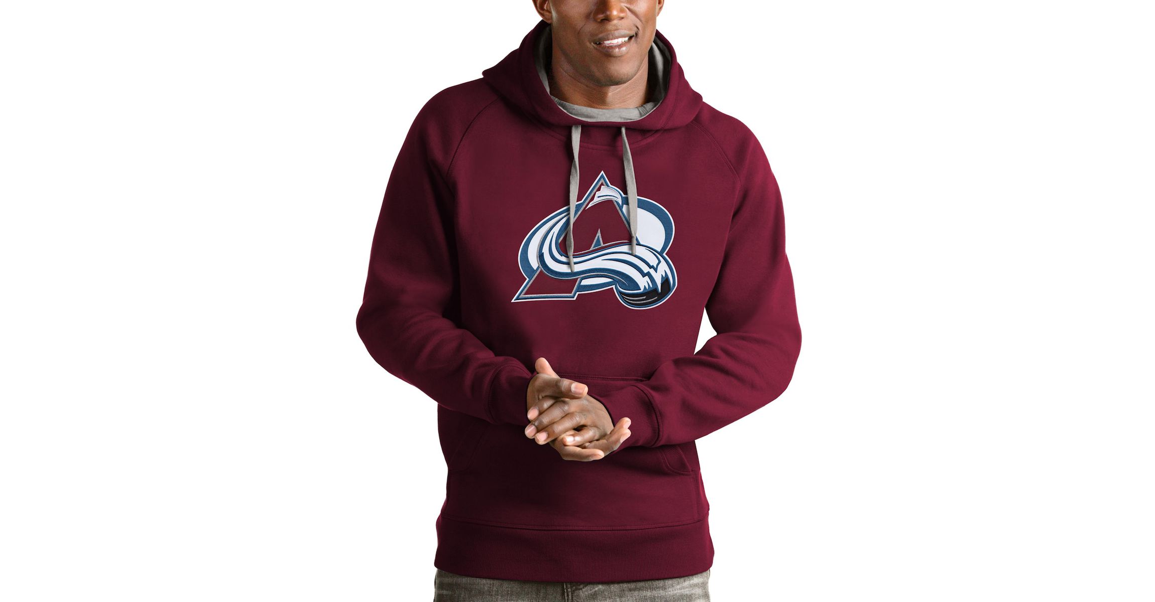 NHL Colorado Avalanche Logo Victory Pullover Hoodie