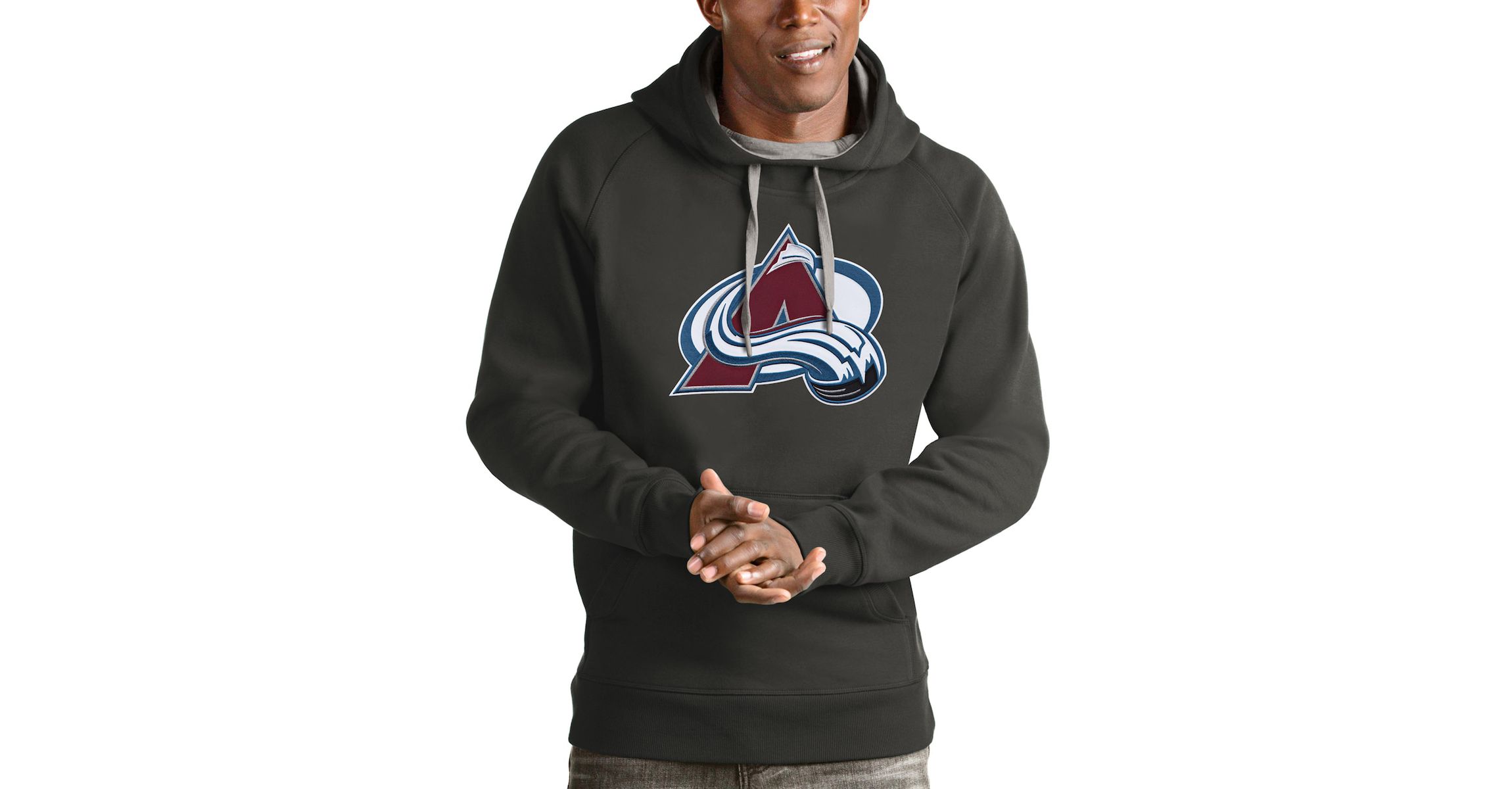 NHL Colorado Avalanche Logo Victory Pullover Hoodie