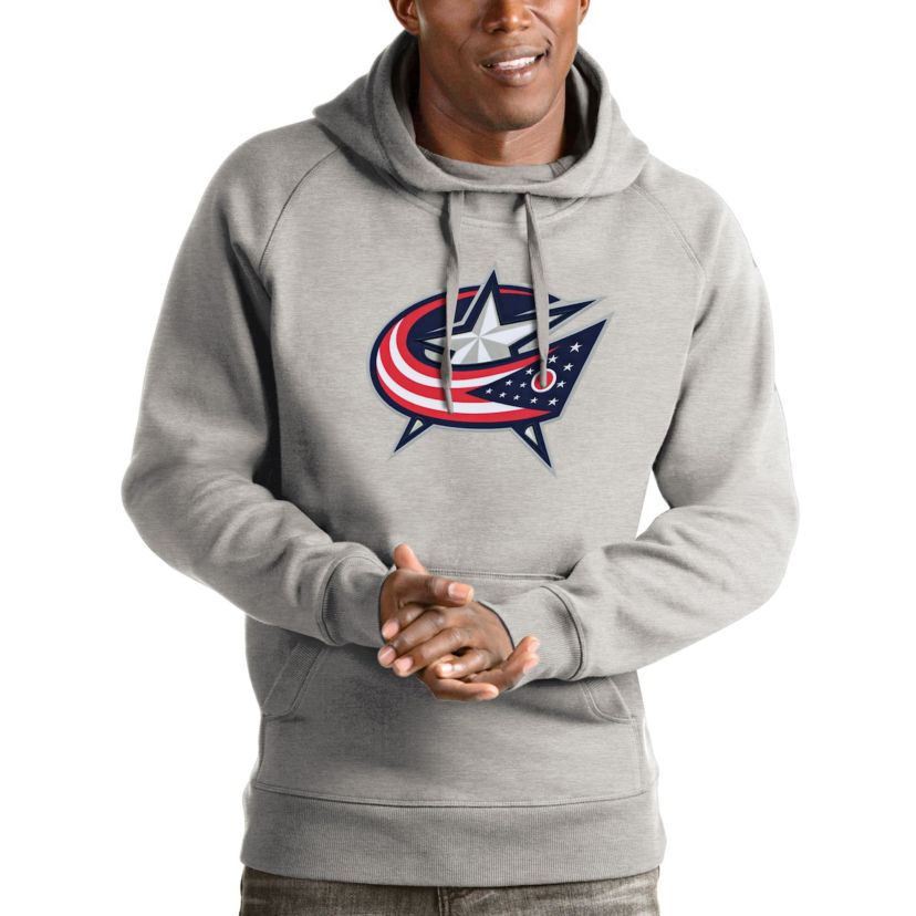NHL ed Columbus Jackets Logo Victory Pullover Hoodie