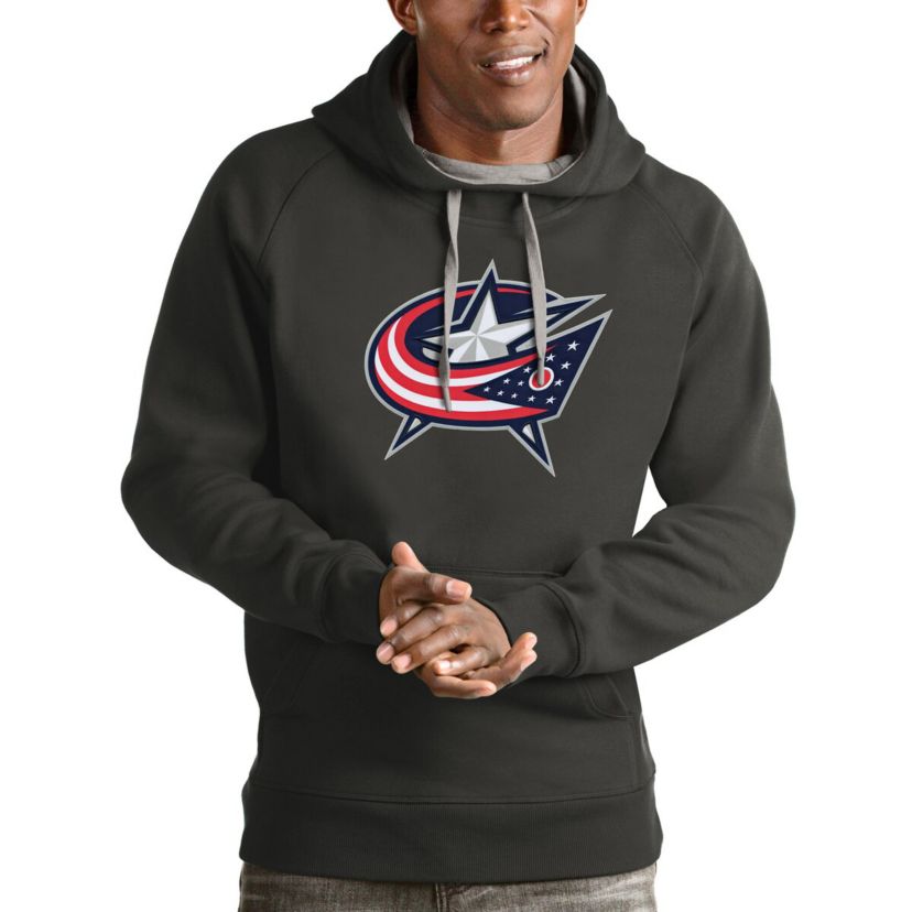 NHL Columbus Jackets Logo Victory Pullover Hoodie