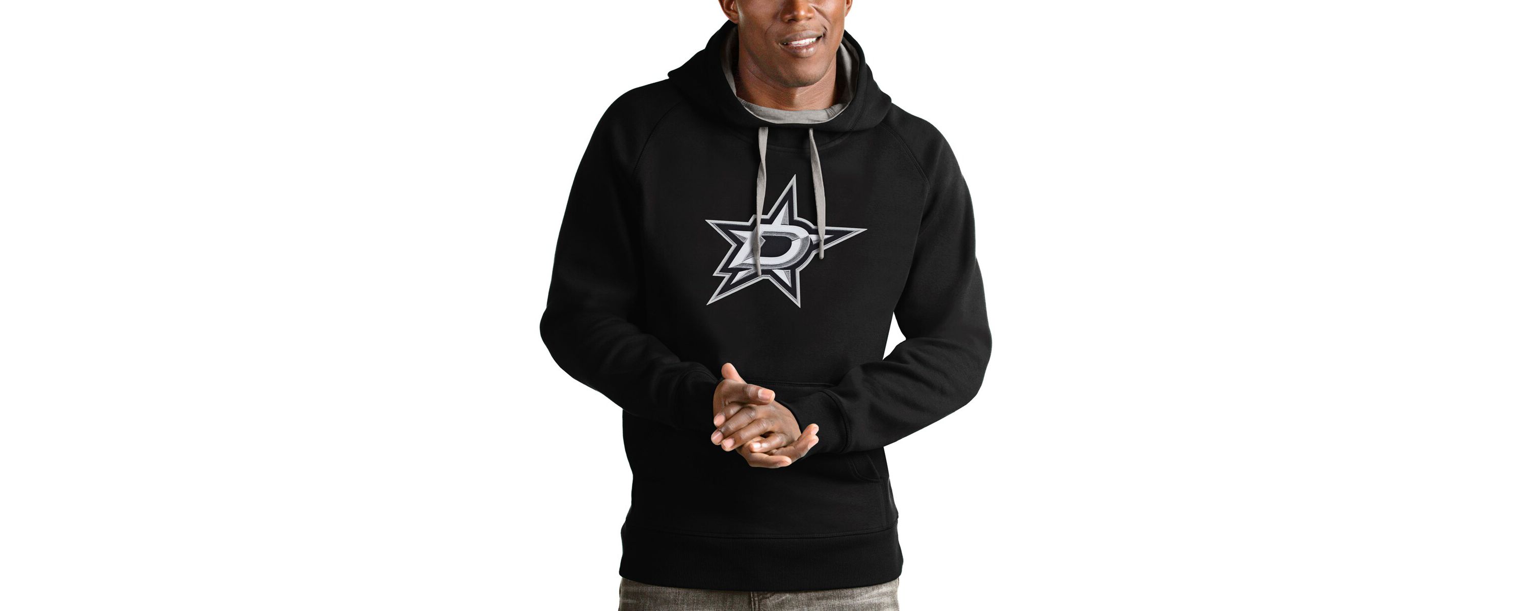 NHL Dallas Stars Logo Victory Pullover Hoodie