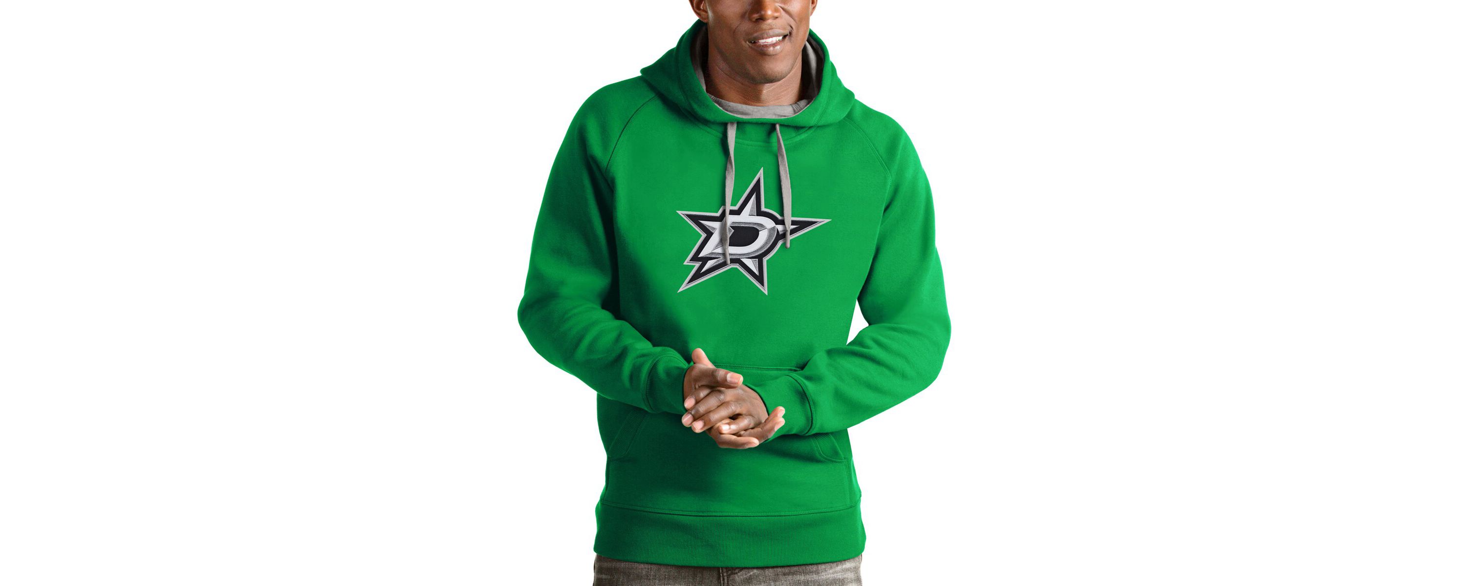 NHL Kelly Dallas Stars Logo Victory Pullover Hoodie