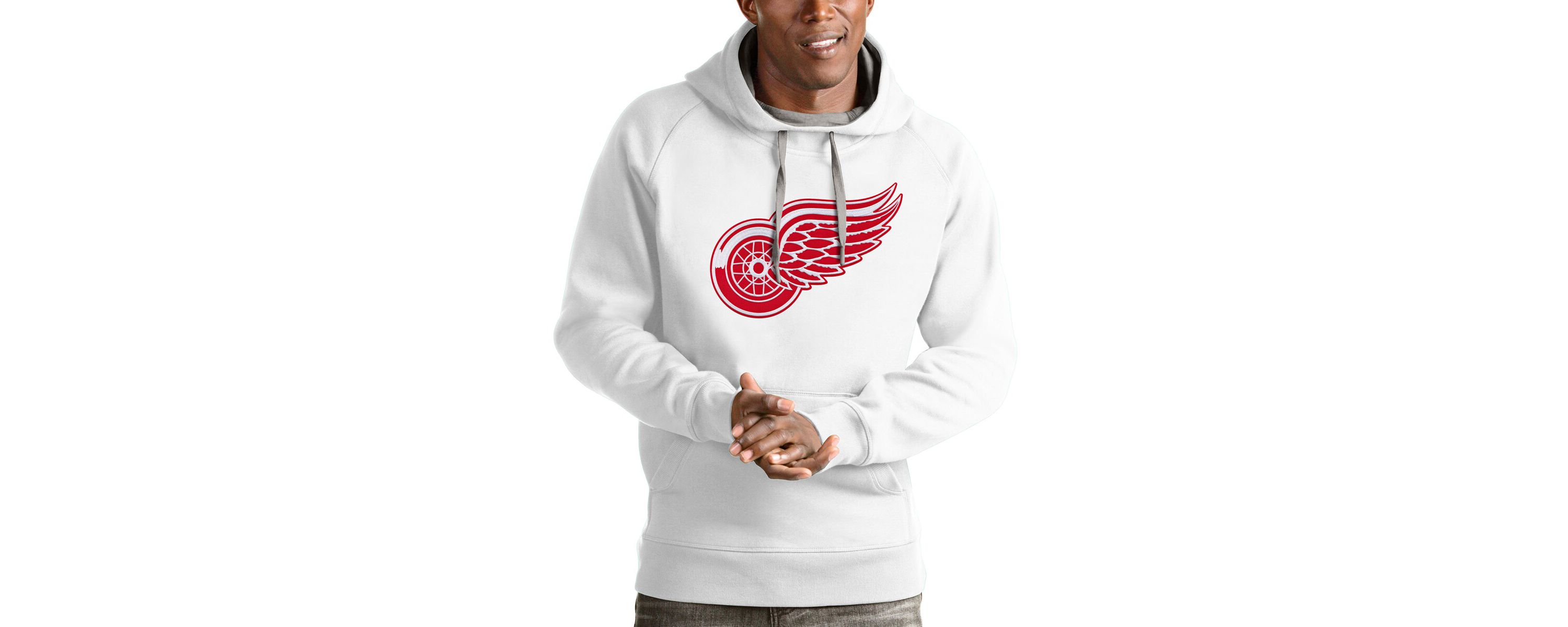 NHL Detroit Wings Logo Victory Pullover Hoodie