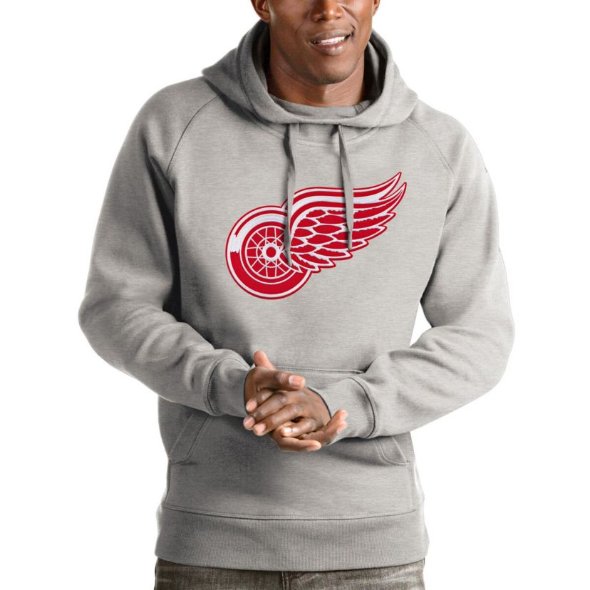 NHL ed Detroit Wings Logo Victory Pullover Hoodie