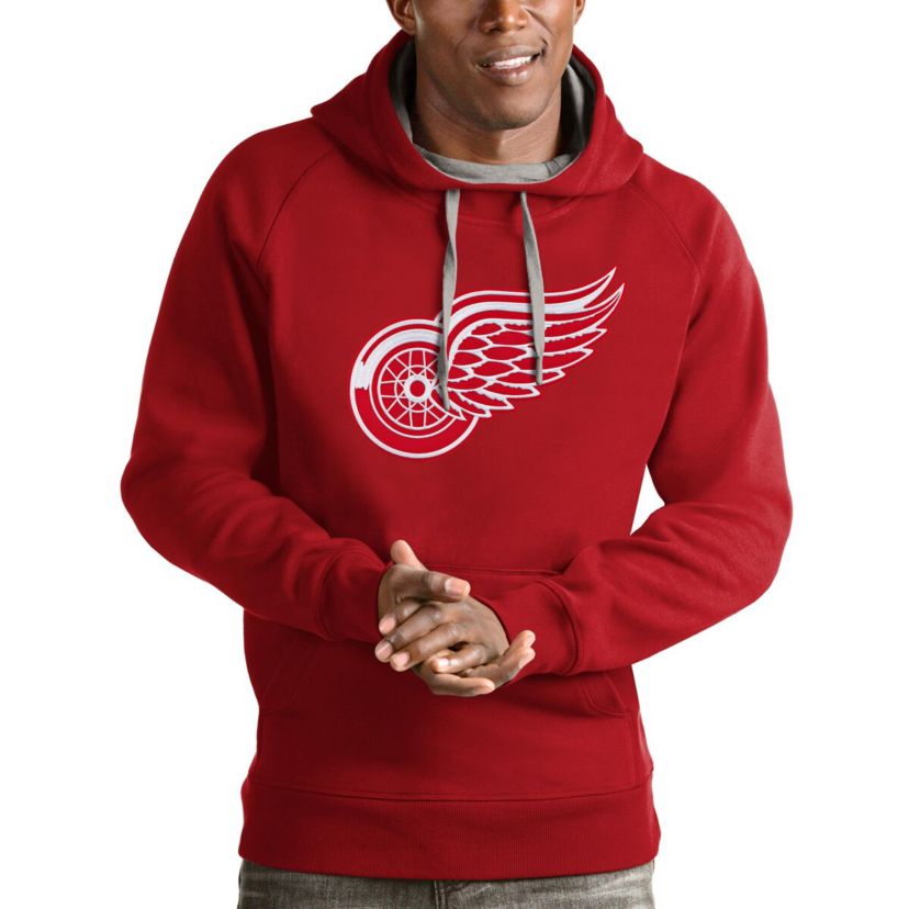 NHL Detroit Wings Logo Victory Pullover Hoodie