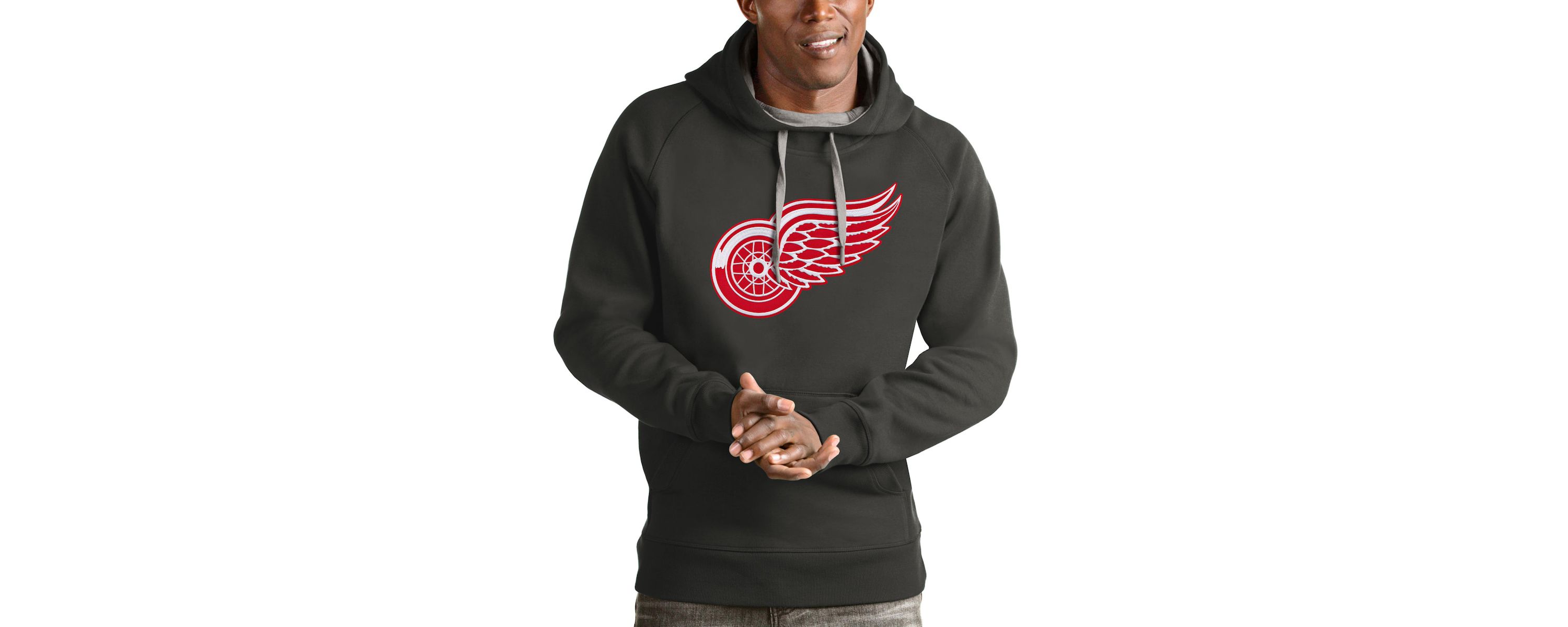 NHL Detroit Wings Logo Victory Pullover Hoodie