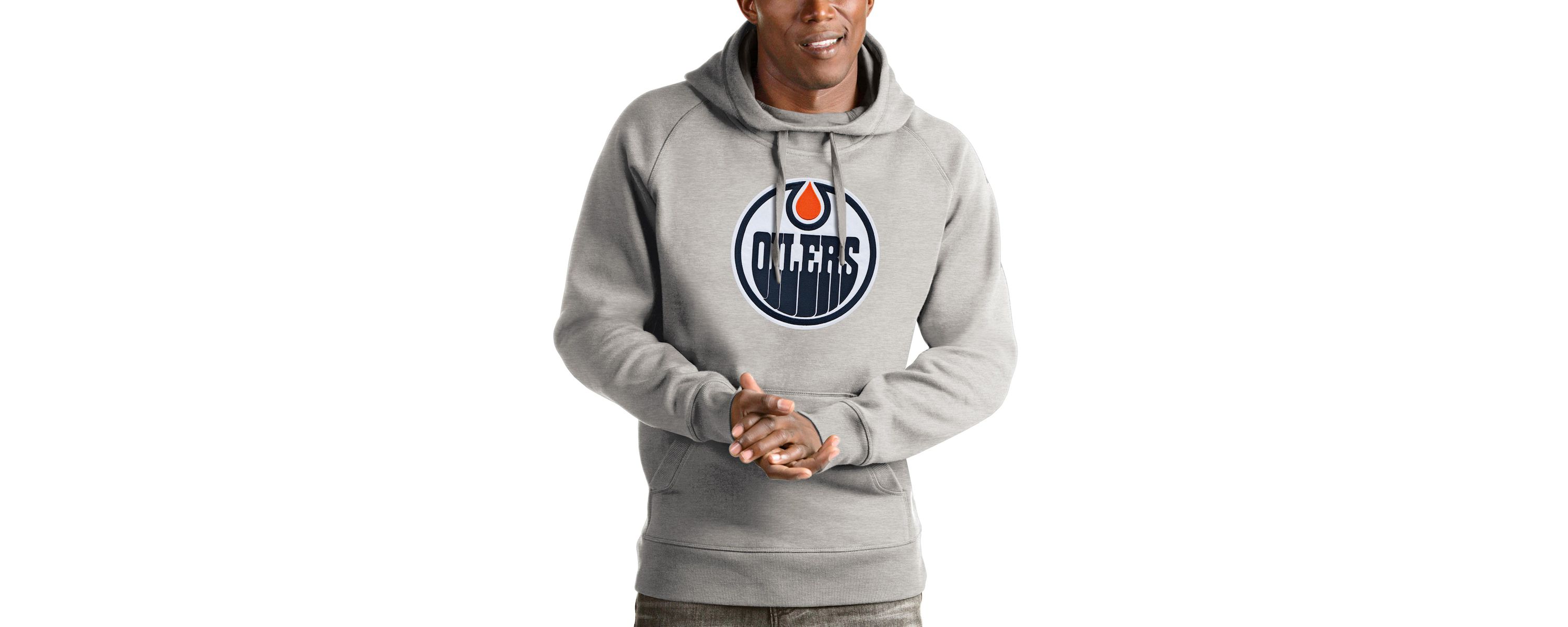 NHL ed Edmonton Oilers Logo Victory Pullover Hoodie