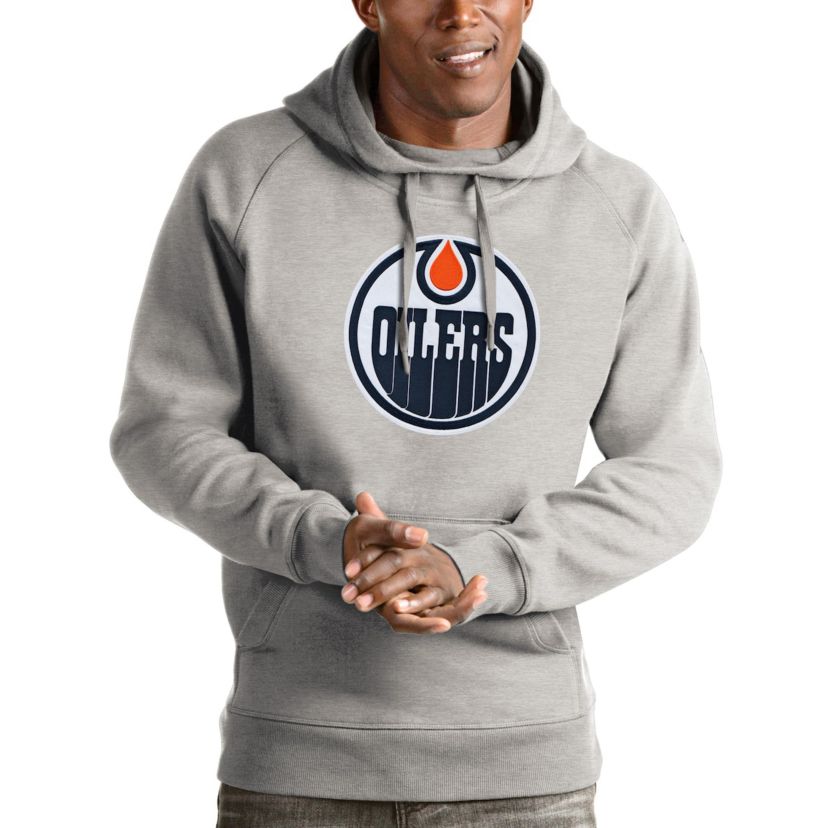 NHL ed Edmonton Oilers Logo Victory Pullover Hoodie
