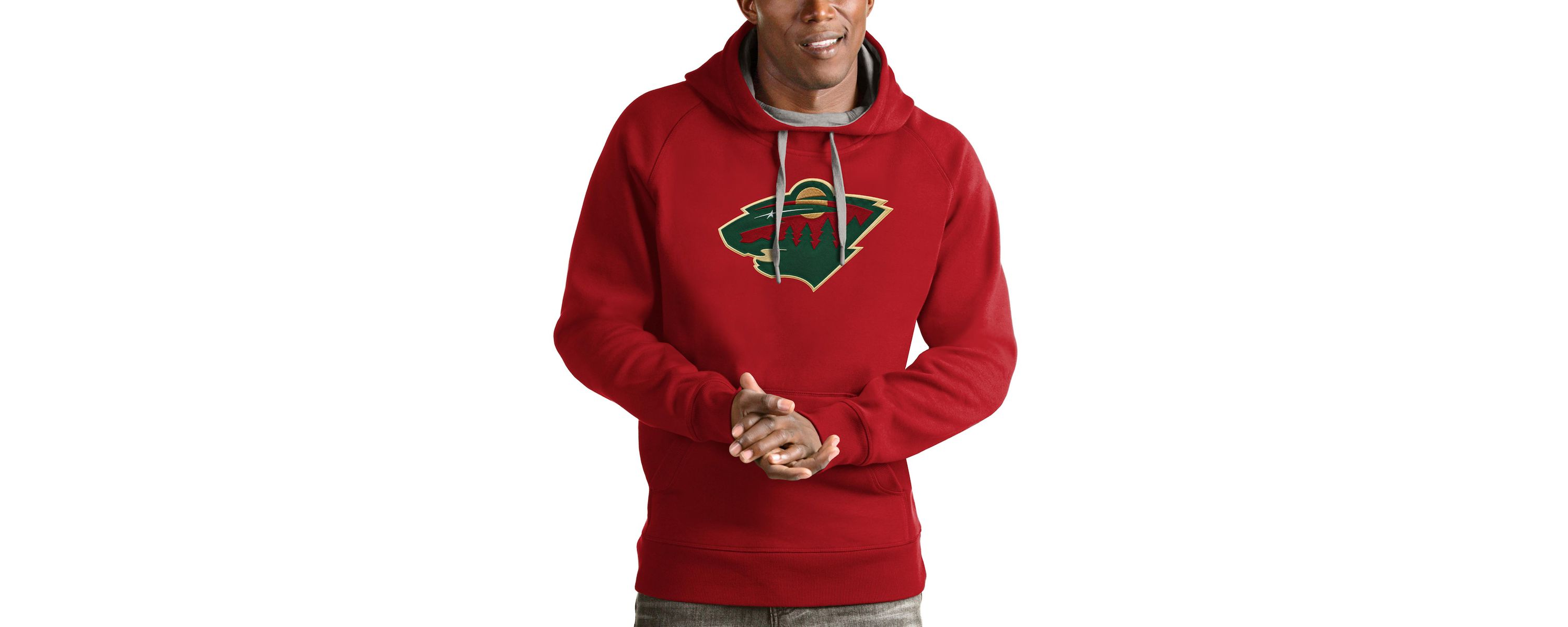 NHL Minnesota Wild Logo Victory Pullover Hoodie