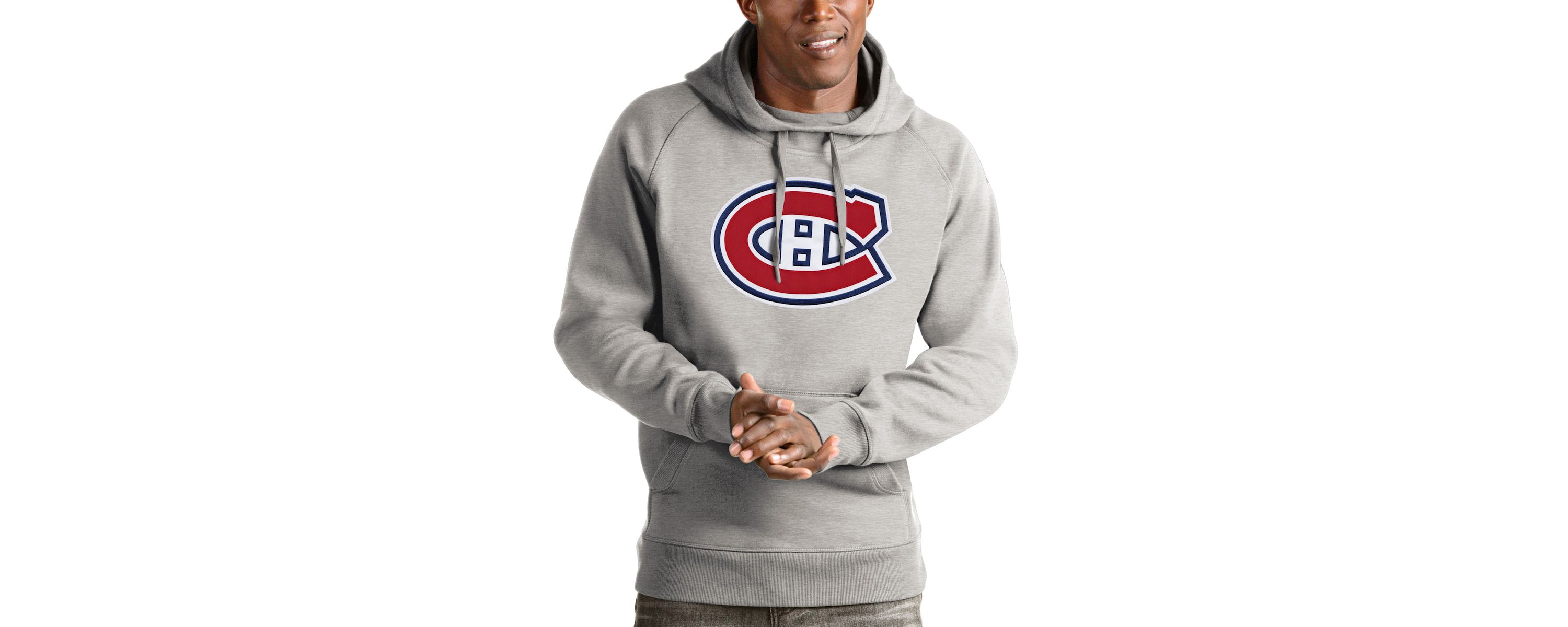NHL ed Montreal Canadiens Logo Victory Pullover Hoodie