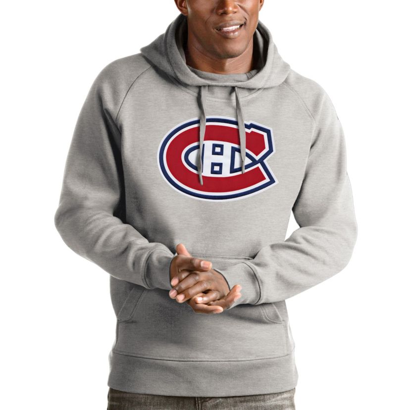 NHL ed Montreal Canadiens Logo Victory Pullover Hoodie
