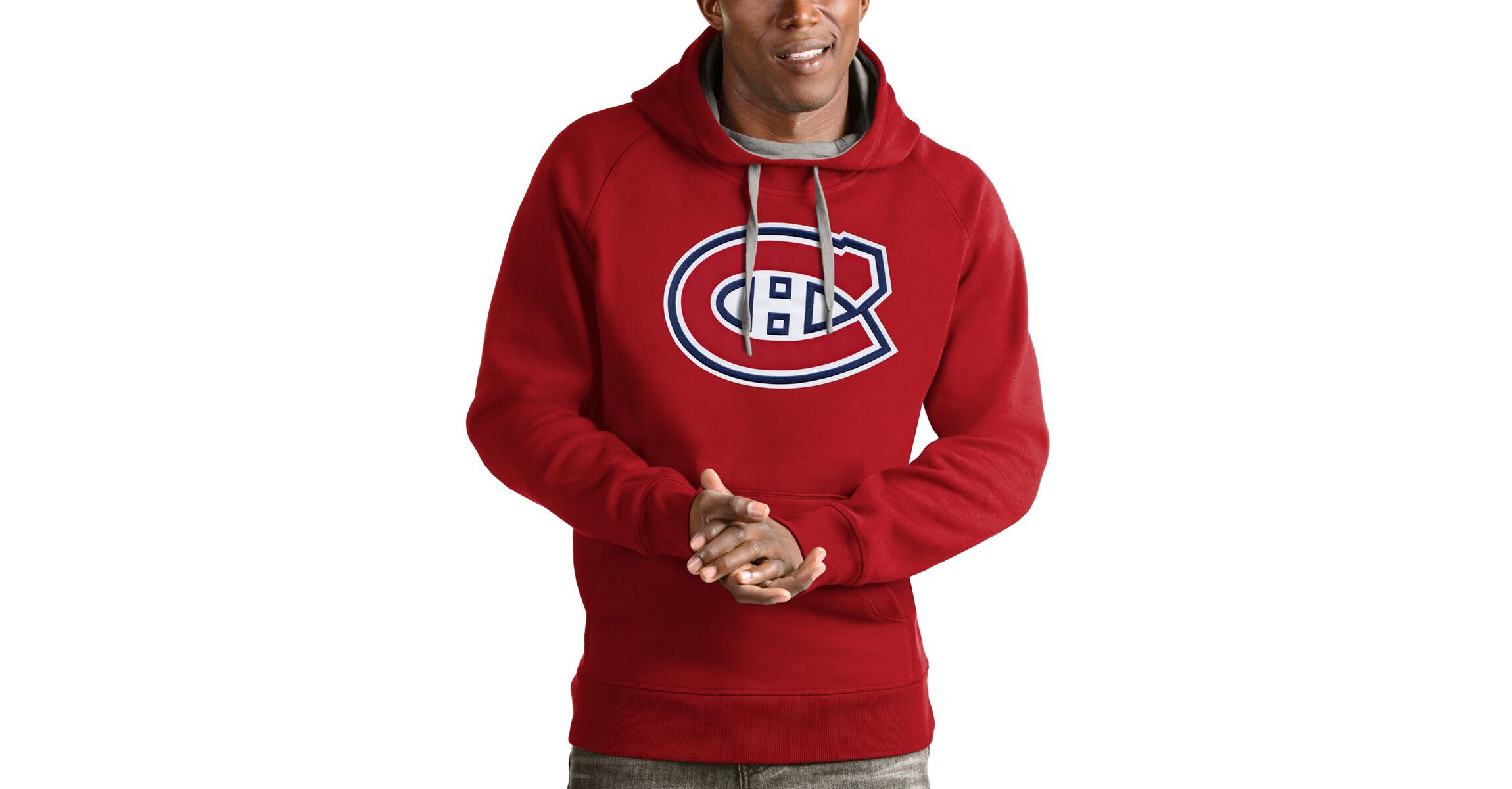NHL Montreal Canadiens Logo Victory Pullover Hoodie