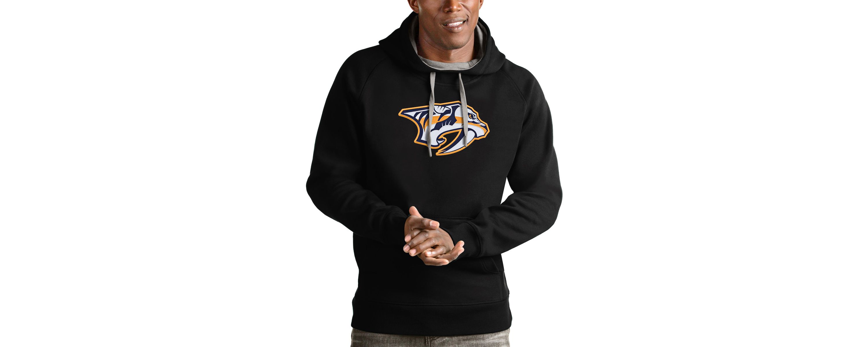 NHL Nashville Predators Logo Victory Pullover Hoodie