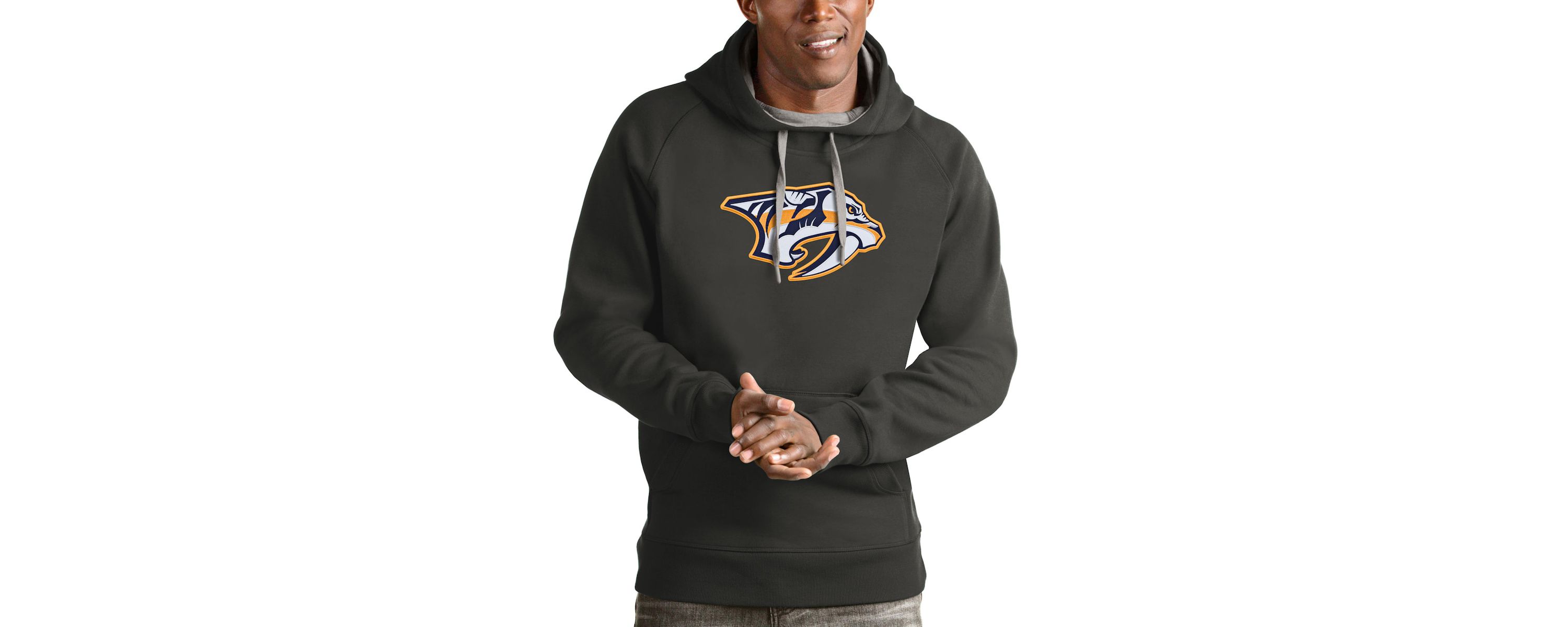 NHL Nashville Predators Logo Victory Pullover Hoodie