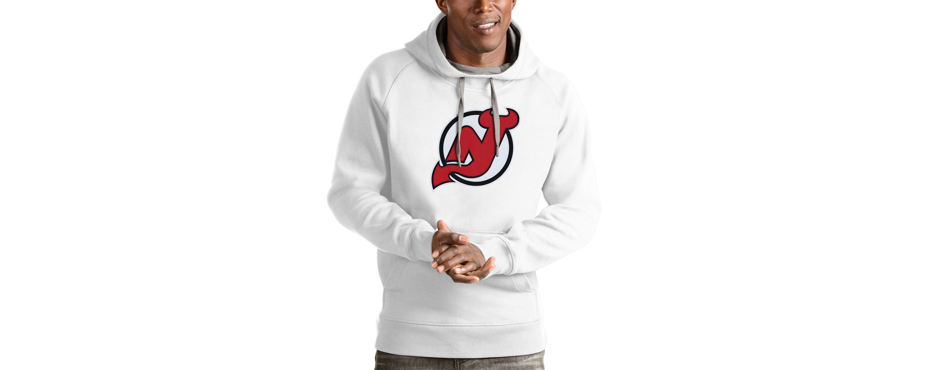 NHL New Jersey Devils Logo Victory Pullover Hoodie