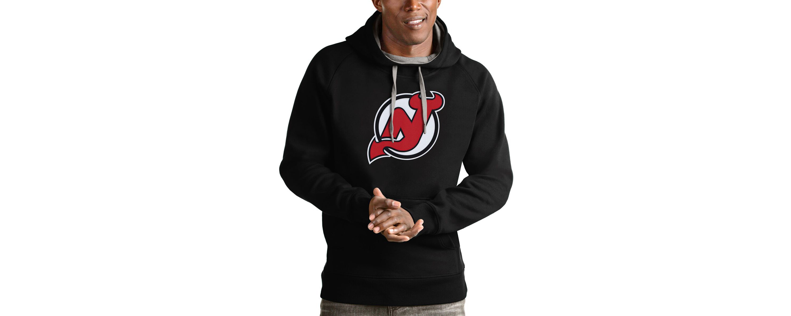 NHL New Jersey Devils Logo Victory Pullover Hoodie