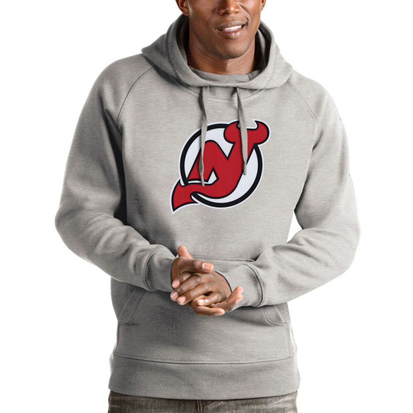 NHL ed New Jersey Devils Logo Victory Pullover Hoodie
