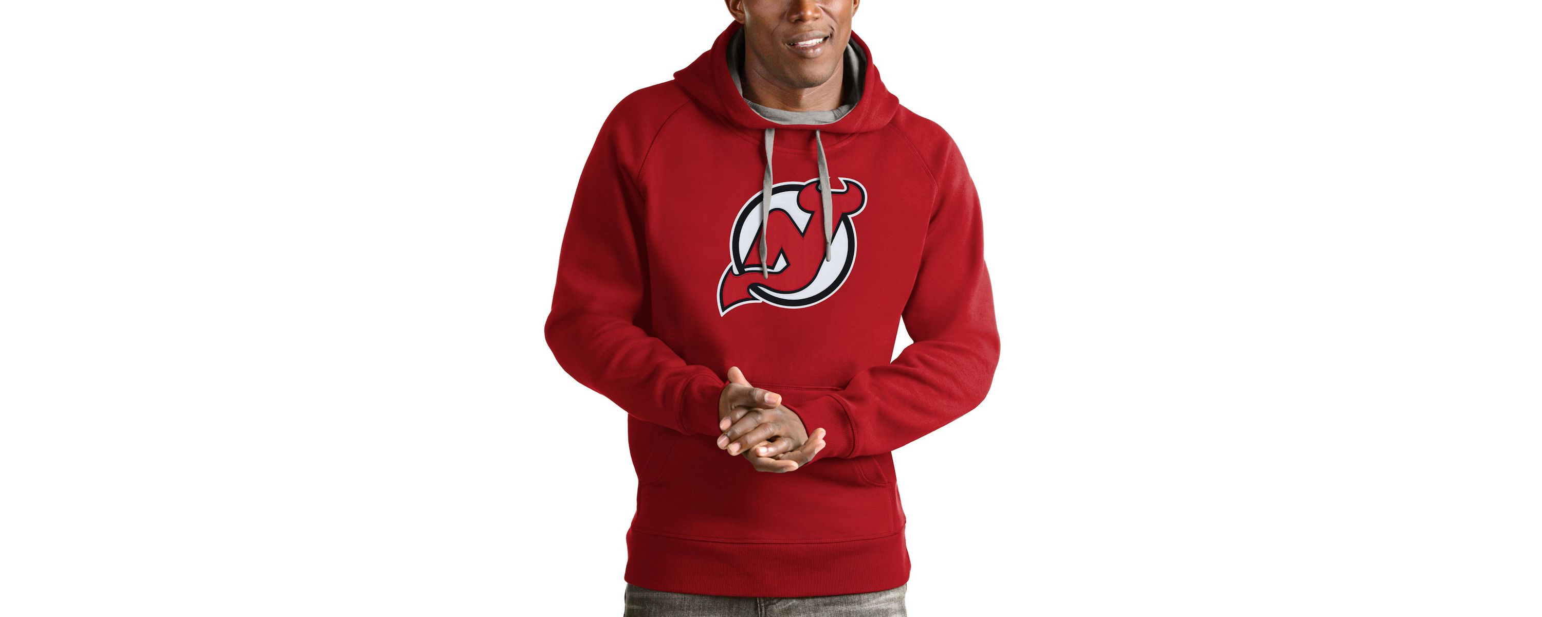 NHL New Jersey Devils Logo Victory Pullover Hoodie