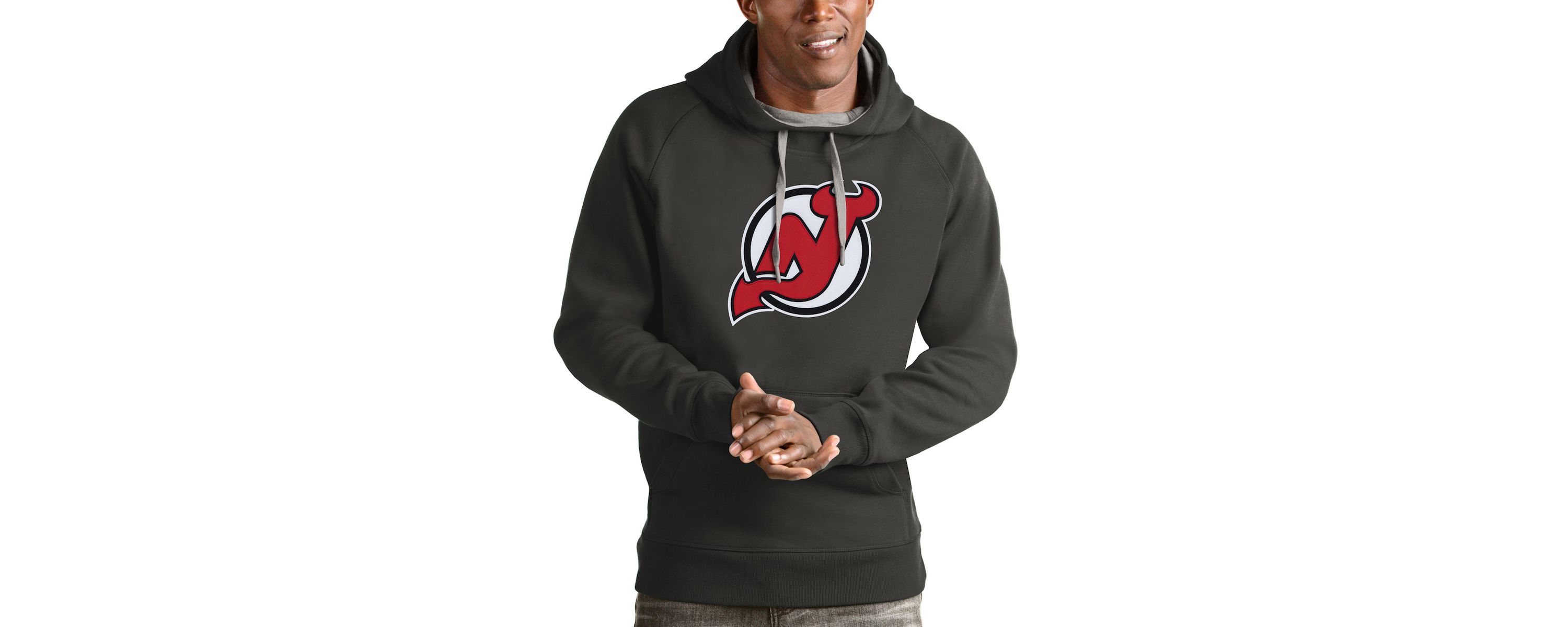 NHL New Jersey Devils Logo Victory Pullover Hoodie