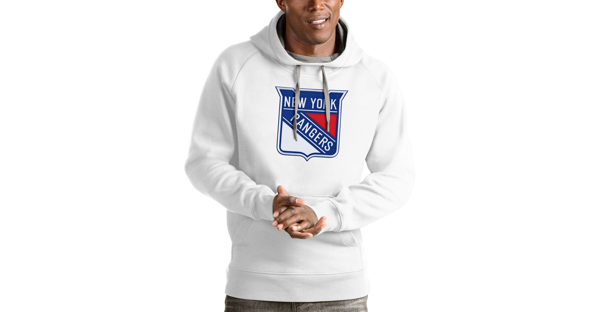 NHL New York Rangers Logo Victory Pullover Hoodie