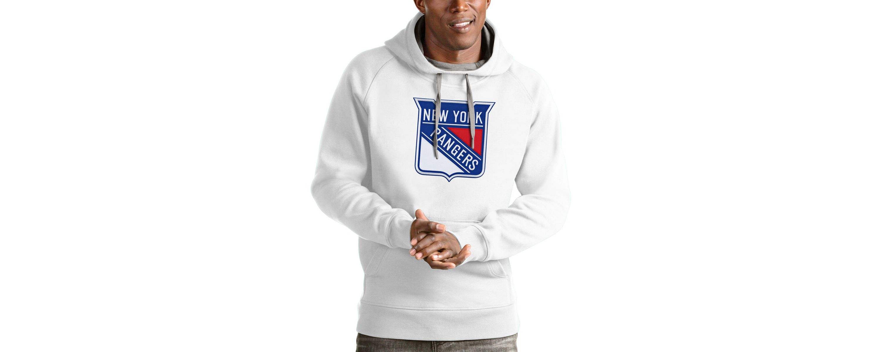 NHL New York Rangers Logo Victory Pullover Hoodie