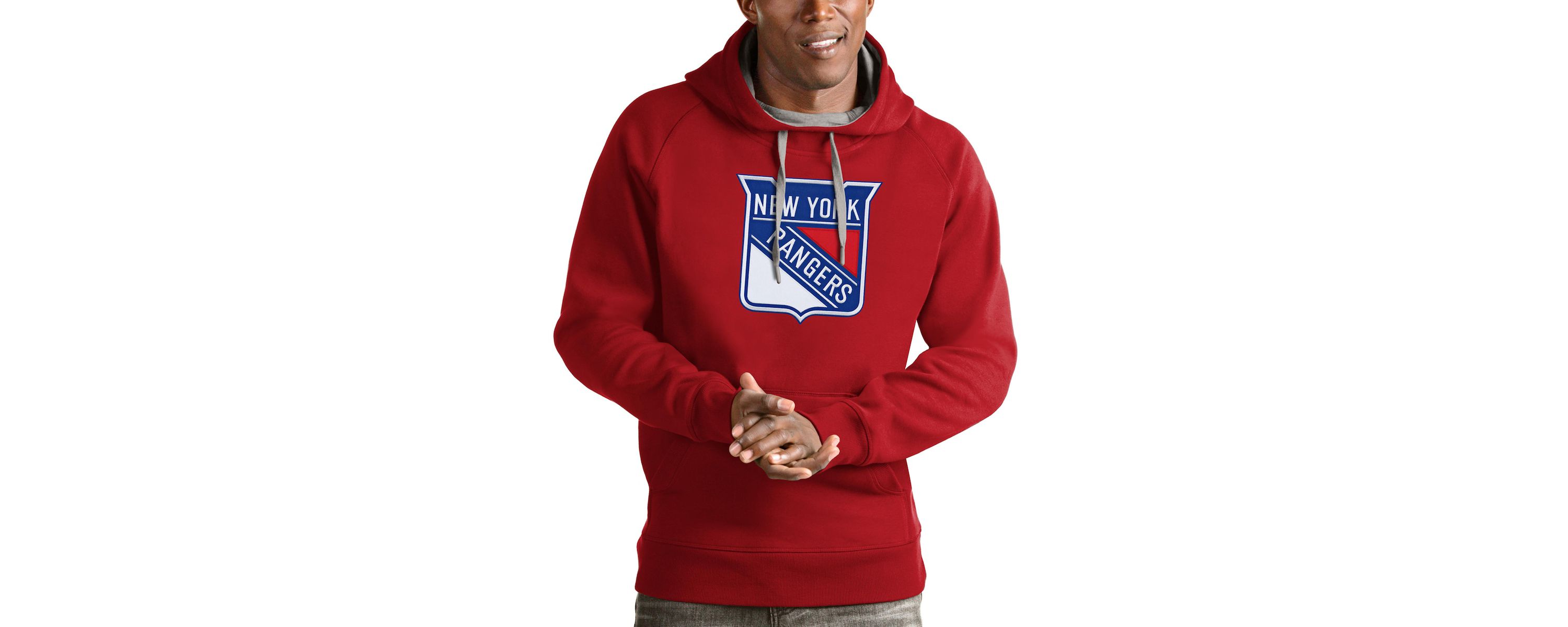 NHL New York Rangers Logo Victory Pullover Hoodie