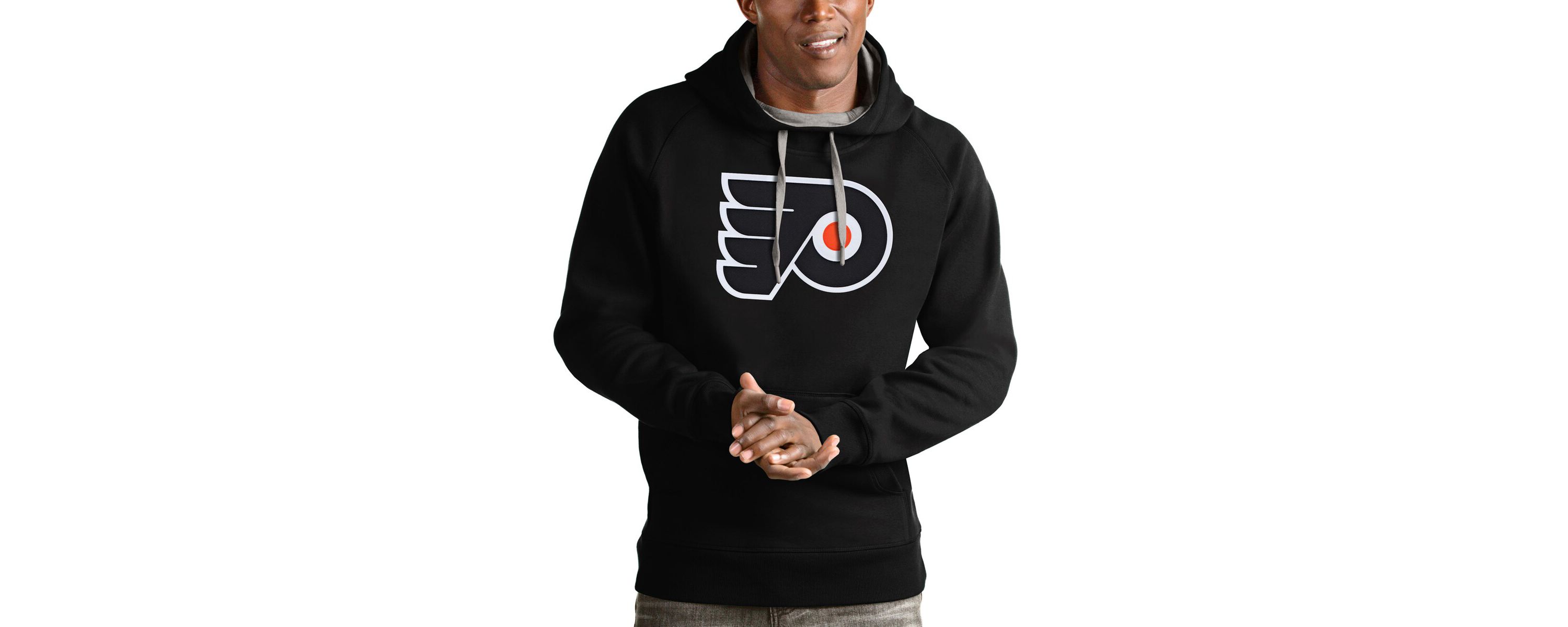 NHL Philadelphia Flyers Logo Victory Pullover Hoodie