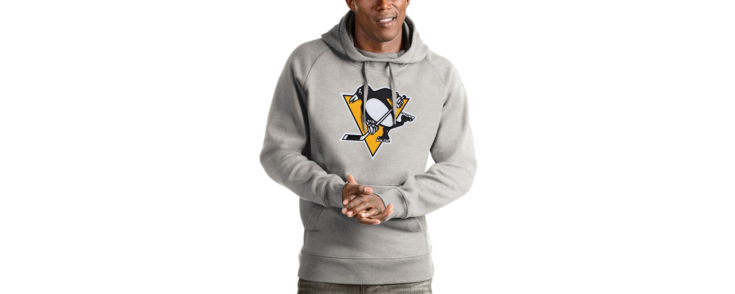 NHL ed Pittsburgh Penguins Logo Victory Pullover Hoodie