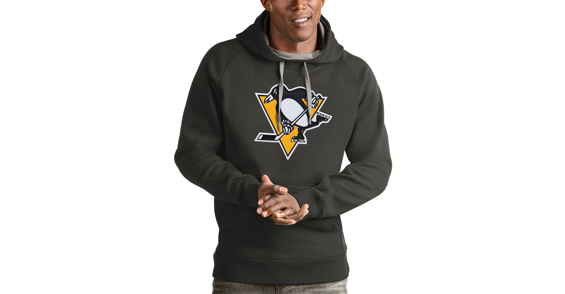 NHL Pittsburgh Penguins Logo Victory Pullover Hoodie