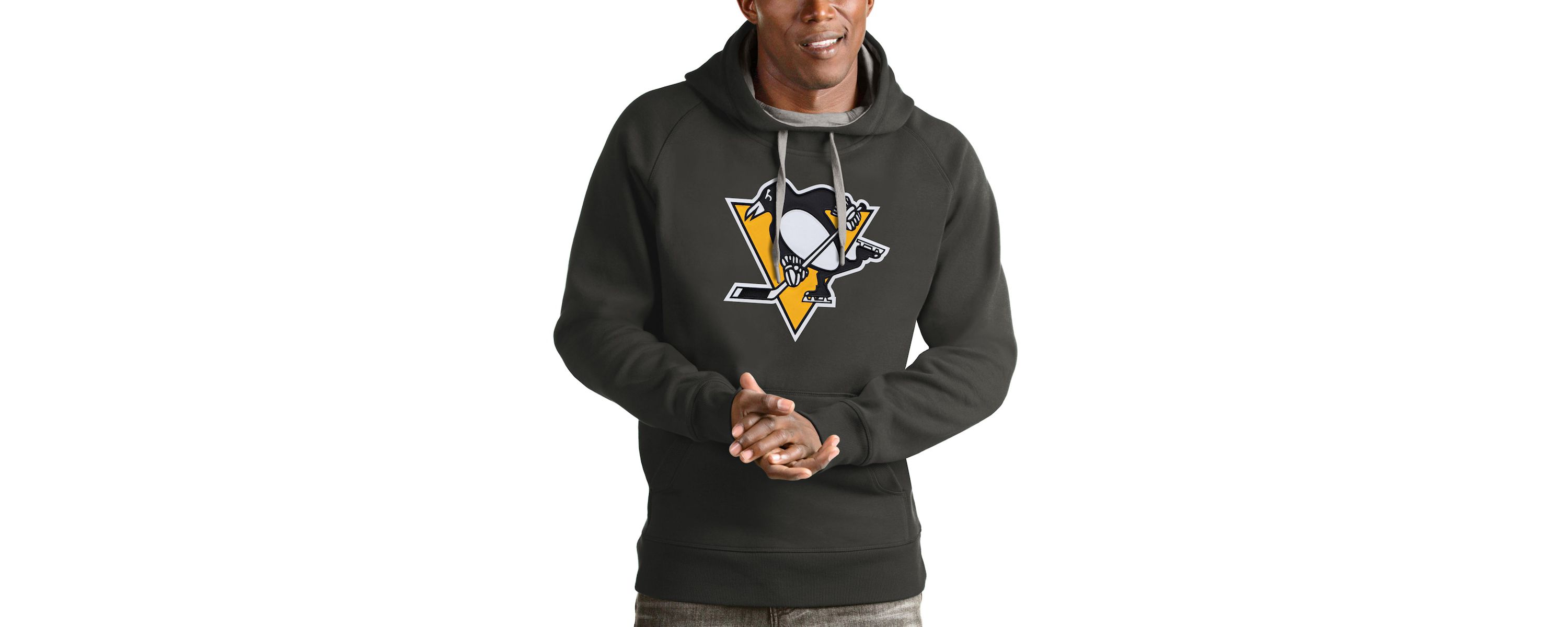 NHL Pittsburgh Penguins Logo Victory Pullover Hoodie