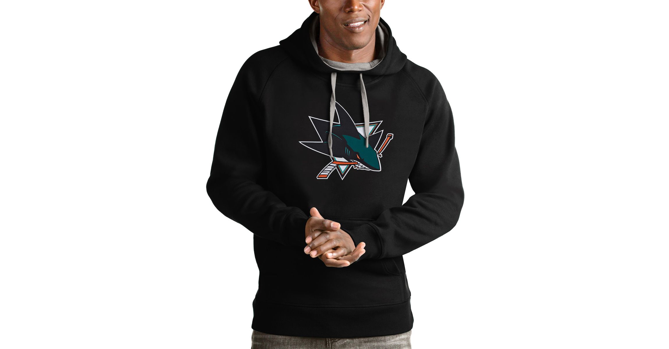 NHL San Jose Sharks Logo Victory Pullover Hoodie
