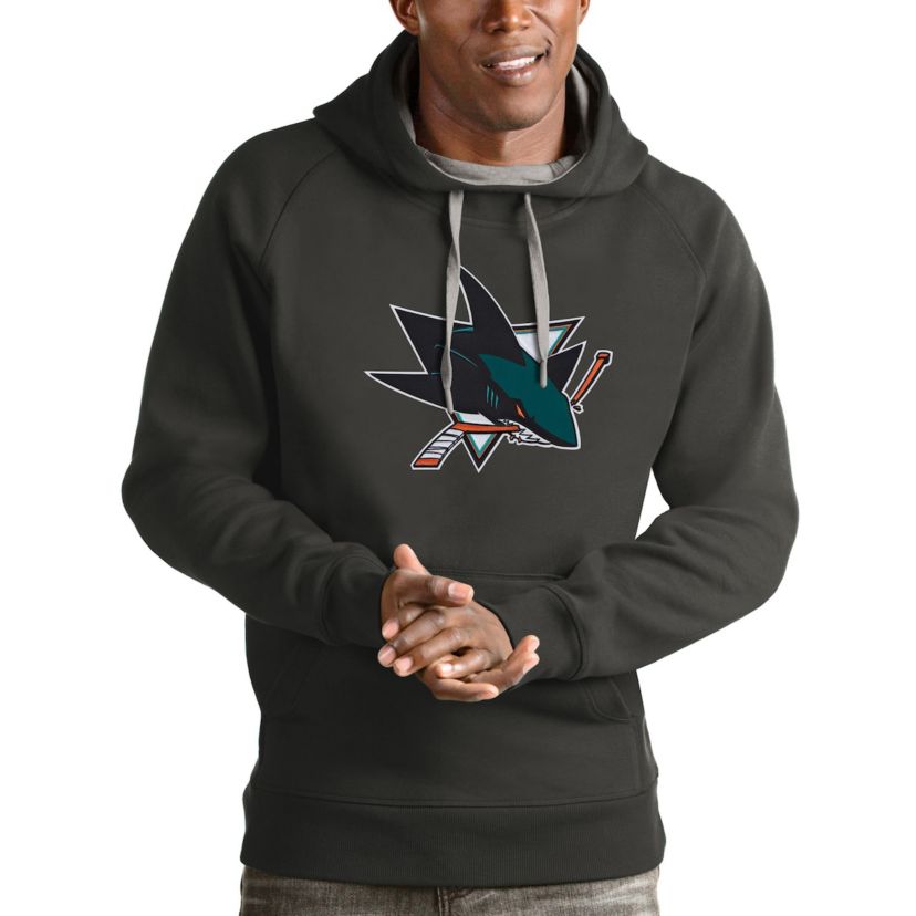 NHL San Jose Sharks Logo Victory Pullover Hoodie