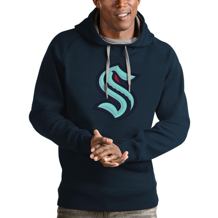 NHL Seattle Kraken Logo Victory Pullover Hoodie