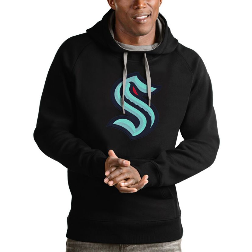 NHL Seattle Kraken Logo Victory Pullover Hoodie